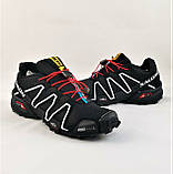 Мужские кроссовки Salomon Speedcross 3. Черные кроссовки Саломон. Видео обзор, фото 4