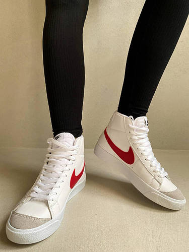 Купить Женские кроссовки Nike Blazer Mid 77 Vintage Red Кеды Найк ...