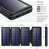 Портативна батарея Power Bank + Solare 26800mAh HX160S5 Сонячний зарядний пристрій, фото 4