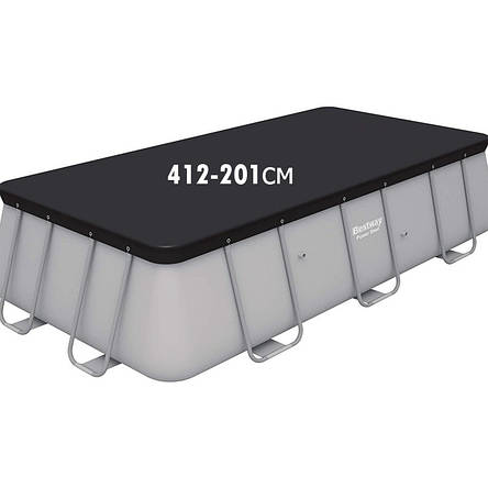 Тент-чохол для каркасного басейну Bestway 58232, 412х201см, фото 1