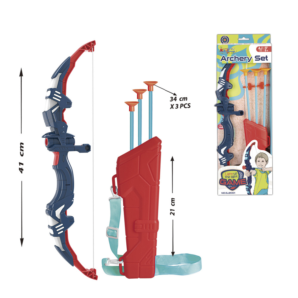 Дитячий лук зі стрілами на присосках, безпечний для дому та вулиці (MR 0687), фото 1