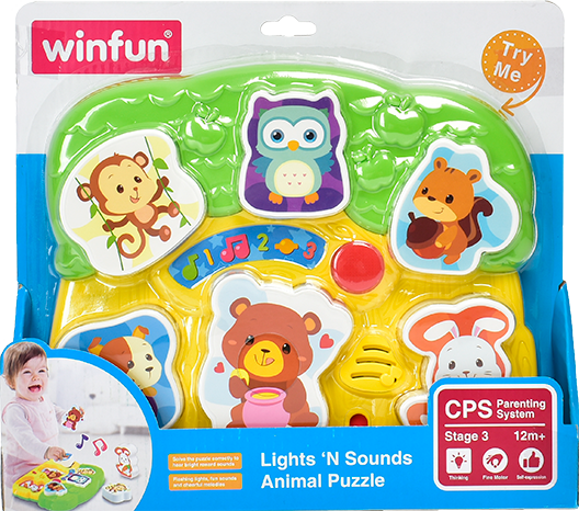 Пазли Win Fun Тварини 0771-NL 24х20 см