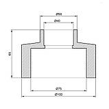 Муфта PPR Thermo Alliance 75х40, фото 2