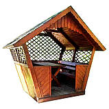 Дерев'яна альтанка, розбірна (на 8 людей) "Блеск", фото 2