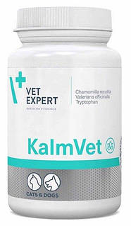 Заспокійливий препарат Калмвет KalmVet VetExpert для кішок і собак 60 капс.