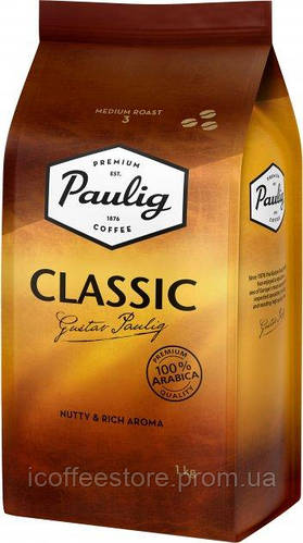 Кофе Paulig Classic (1000 г ) в зернах, цена 498 грн — Prom.ua (ID ...