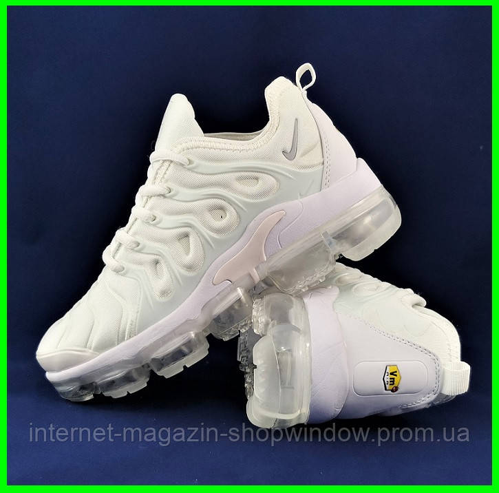 Кроссовки женские N!ke Air VaporMax Plus. Белые кроссовки женские