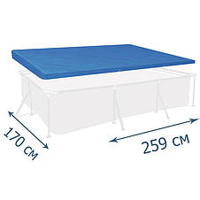 Тент для каркасного басейну Bestway 58105, 259 х 170 см, фото 3