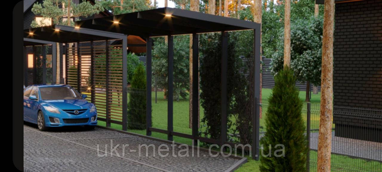 Консольный Навес для Автомобиля Из Поликарбоната — Купить Недорого на ...