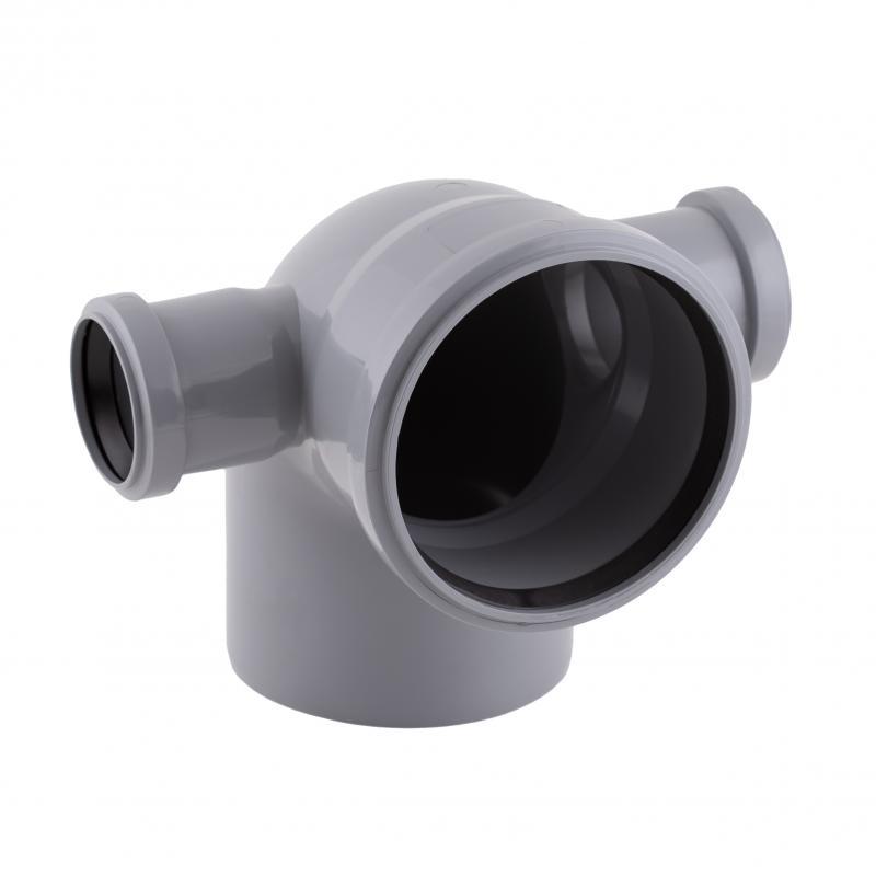 Коліно каналізаційне TA Sewage 50х110х50х110, 90°, фото 1