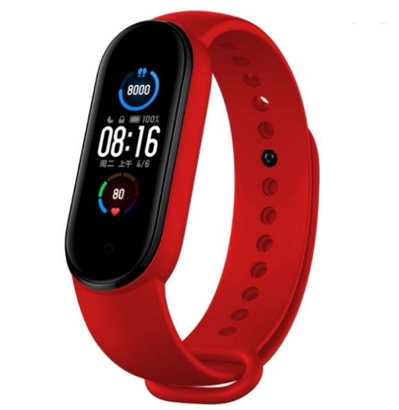 Фітнес браслет Xiaomi Mi Band 5 Фітнес трекер Червоний