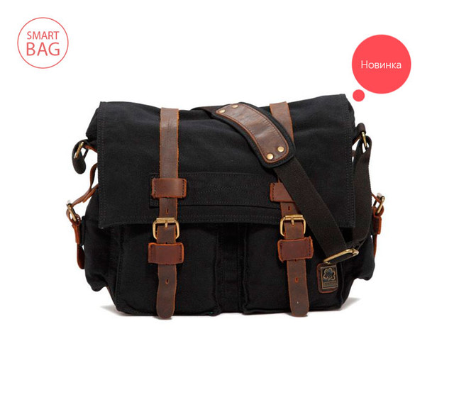 Молодіжна чоловіча сумка Scotton | чорна.