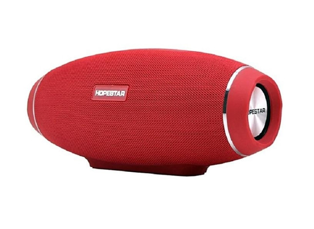 Бездротова Bluetooth колонка mini speaker Hopestar H20 power bank  Червоний
