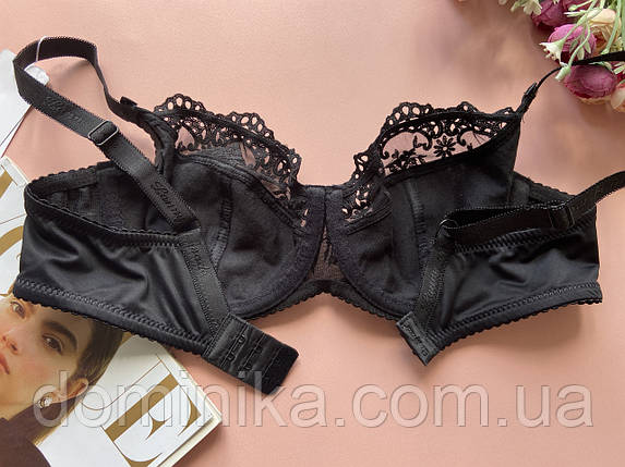 80E Чорний бюстгальтер без поролону на 5 розмір, фото 2