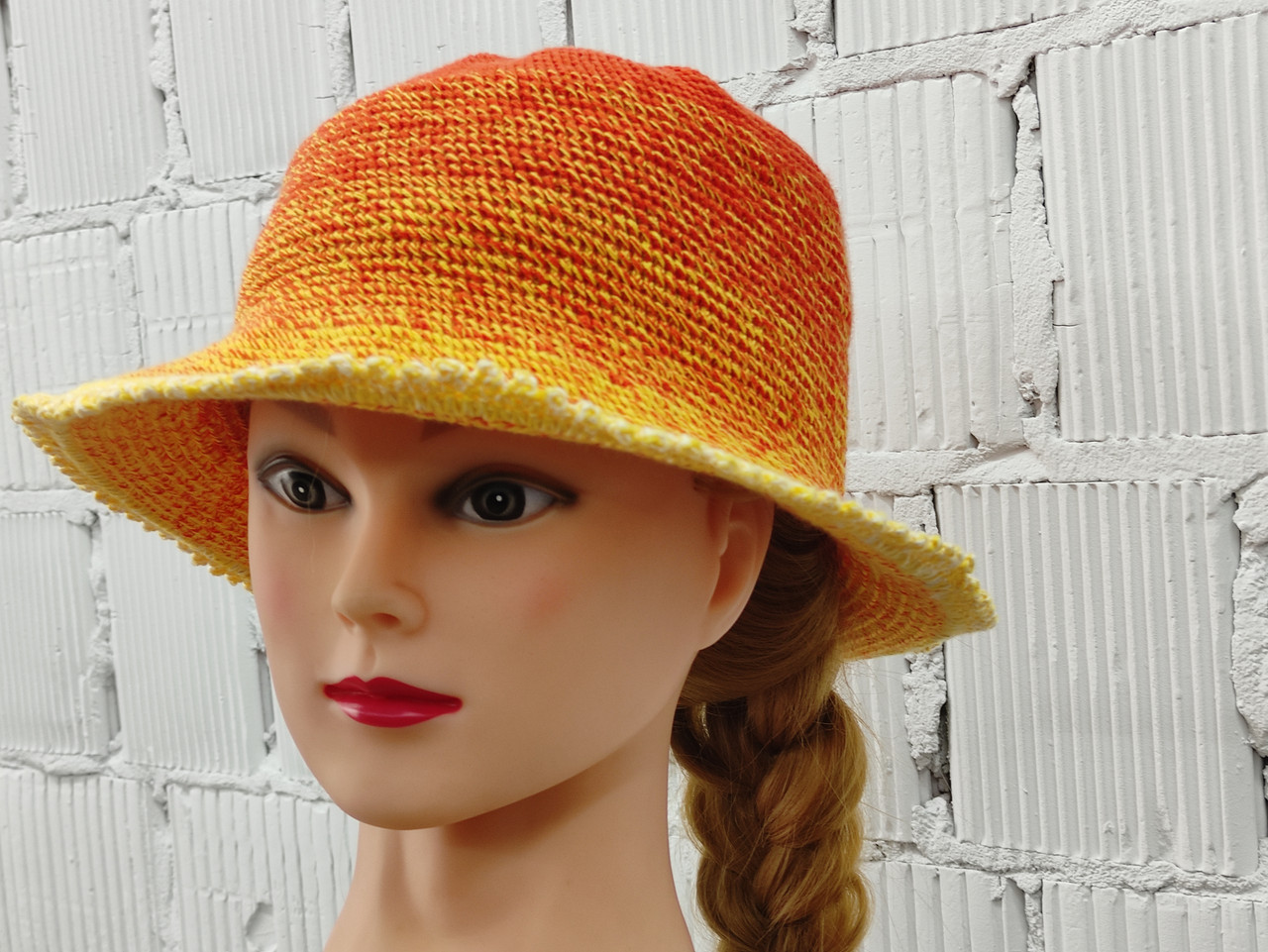 Бавовняна капелюх Жіночий капелюх - Пляжна капелюх