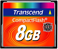 Карта памяти Compact Flash 8GB Transcend 133X (TS8GCF133)