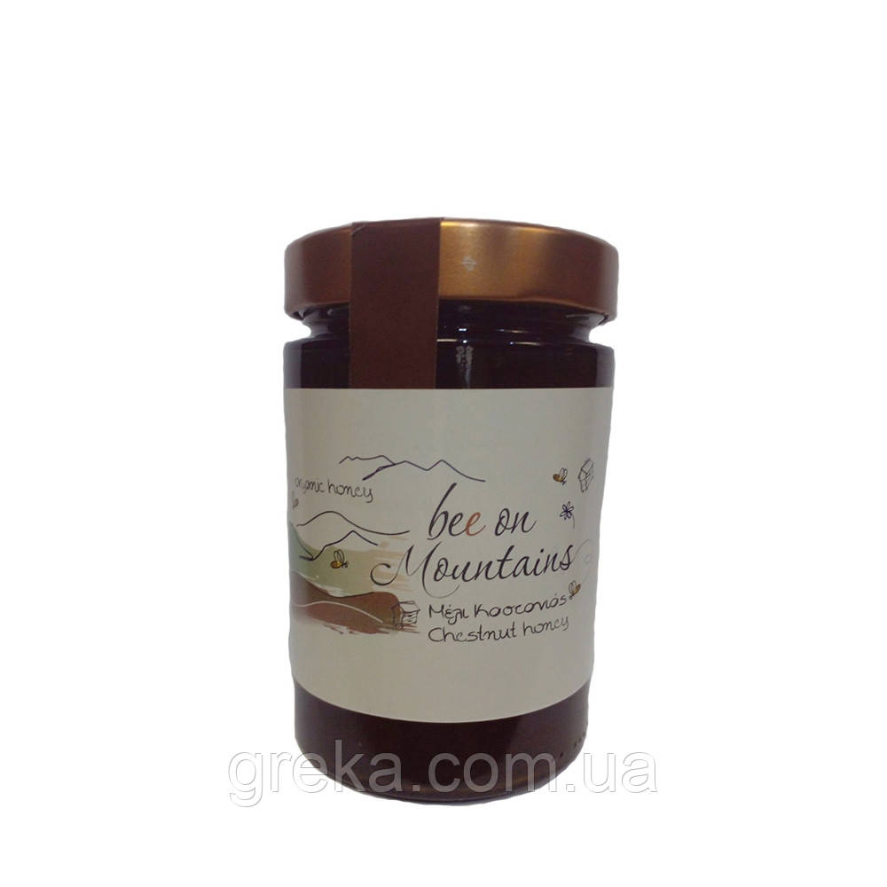 Мед каштановий органічний 470 г, фото 1
