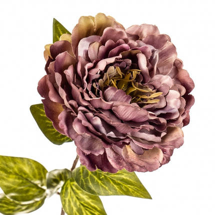 Квітка штучна Троянда піоподібна фіолетова, 69 см. в пакованні 6 шт. (2000-016PL), фото 2