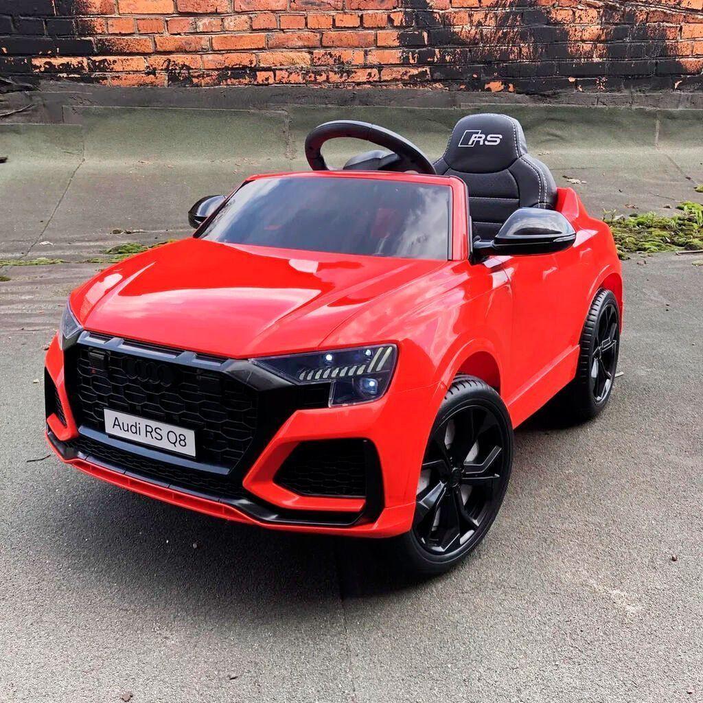 Дитячий електромобіль джип Audi RSQ8 червоний, фото 1