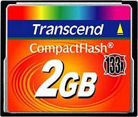 Карта памяти Compact Flash 2GB Transcend 133x (TS2GCF133)