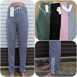 Женские спортивные брюки тонкие тканевые размер Норма 2XL 3XL 4XL 5XL однотонные разные цвета цена оптом