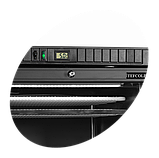 Шафа морозильна Tefcold UFSC370G Black, фото 3