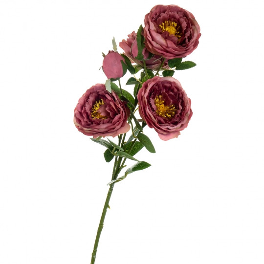 Букет, півонії польові, темно-рожевий, 67 см, у пакованні 2 шт. (8114-006)