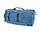 Дорожня сумка-рюкзак, брезентова тканина, 40 л, синя, міцна, зносостійка, фото 2
