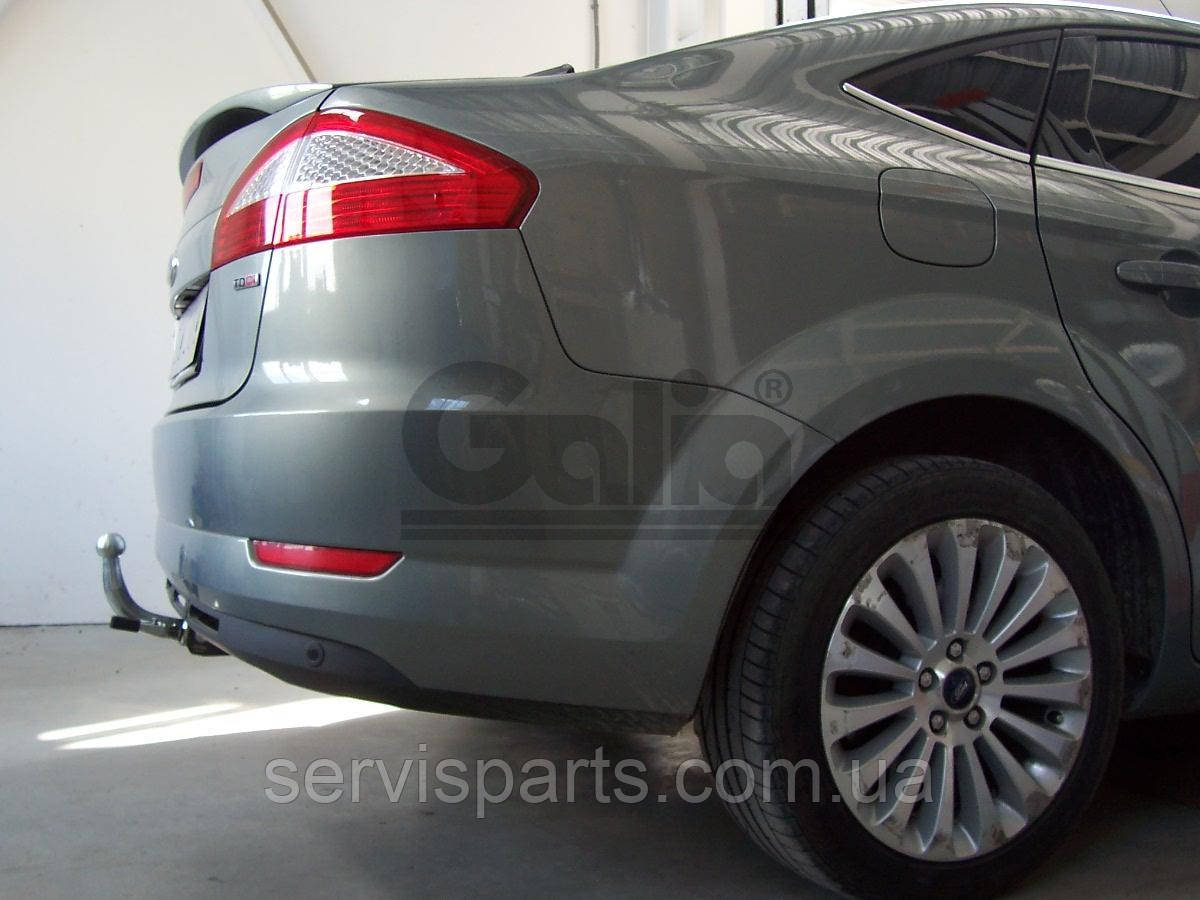 Оцинкованный фаркоп на Ford Mondeo lV 2007-2014 (хетчбек) без подрезки бампера - фото 5 - id-p1618827414