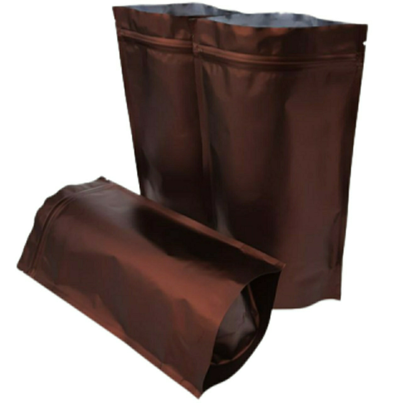 Дой-пак 100x170х30 БРОНЗА (50г) + zip-замок