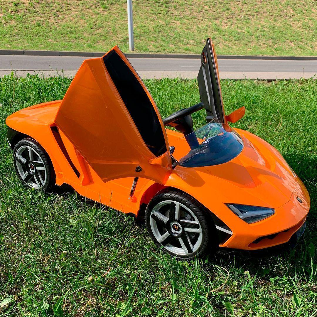 Дитячий електромобіль Lamborghini Centenario помаранчевий