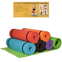 Йогамат M 0380-5 EVA 171-61см, товщина 10мм, 6 кольорів.