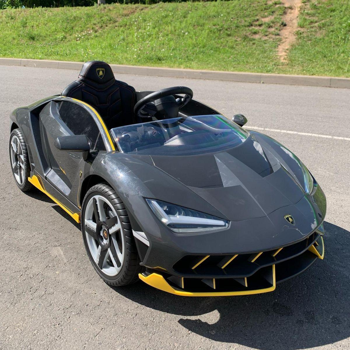 Дитячий електромобіль Lamborghini Centenario сірий, фото 1