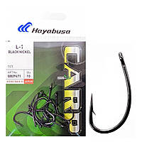 Крючек карповый Hayabusa L-1 Black Nickel №2 (10 шт)