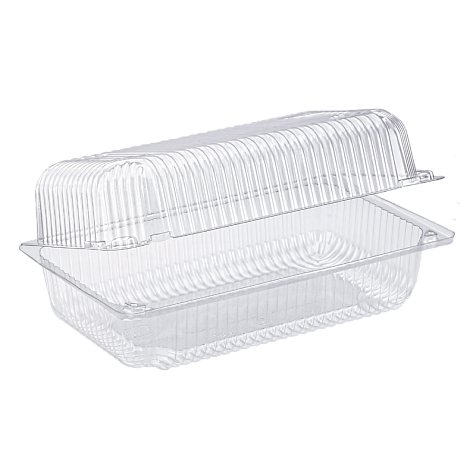 Блістерне паковання ПЕТ для харчових продуктів ПС-120 з кришкою 227*140*90 мм, фото 1