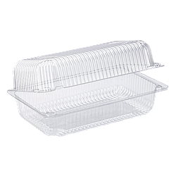 Блістерне паковання ПЕТ для харчових продуктів ПС-120 з кришкою 227*140*90 мм