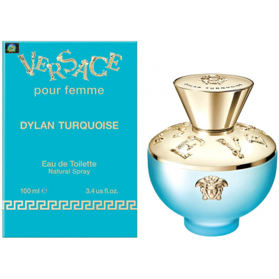 Женская туалетная вода Versace Dylan Turquoise Pour Femme 100 мл (Euro)