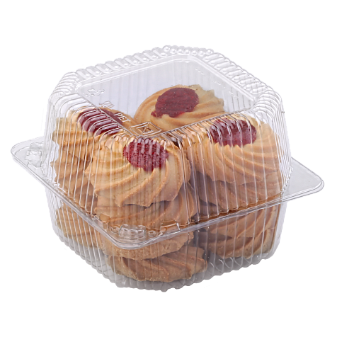 Блістерне пакування ПЕТ для продуктів харчування ПС-100 з кришкою 133*133*100 мм