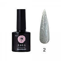База камуфлювальна з стелею Saga Professional Base LEAF No02, 8 мл