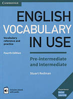English Vocabulary in Use 4th Edition Pre-Intermediate & Intermediate with Answers and eBook