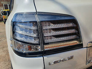 Lexus LX570 Задня оптика 2007-2015 (Supercharger, 2 шт.) ARS Задні ліхтарі Лексус ЛХ 570 450d
