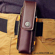 Чохол Opinel Etui L, коричневий для ножів №9 і №10, фото 4