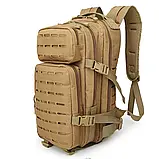 Тактичний штурмовий рюкзак на 30 л військовий Хакі, фото 3