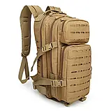 Тактичний штурмовий рюкзак на 30 л військовий Хакі, фото 4