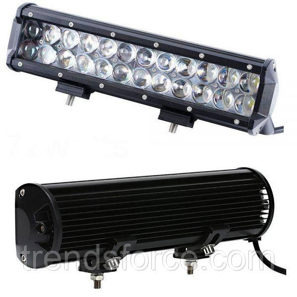 Автофара светодиодная Led на крышу 24 Led 5D-72W-SPOT 300 х 70 х 80 183254 - фото 3 - id-p1618914674