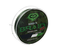 Шок-лідер Carp Pro Shock Braid PE X8 0.16 мм 50м Dark Green