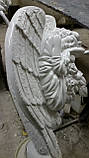 Пам’ятник елітний з янголом з штучного мармуру, фото 5