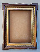 Кіот для ікони фігурний із внутрішнім пластиковим багетом, фото 6