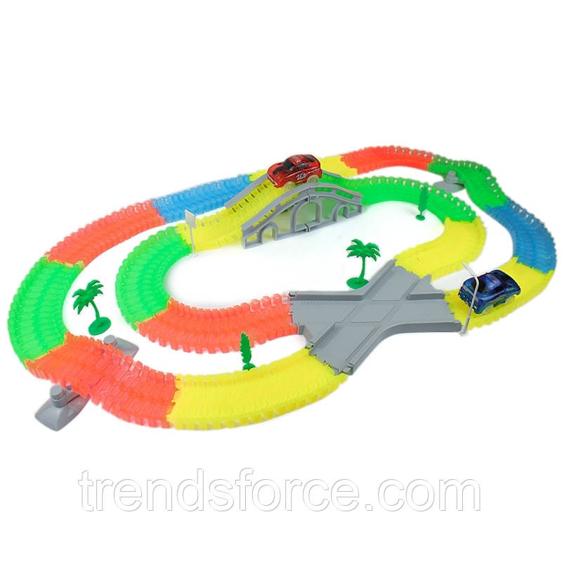 Детская игрушечная светящаяся дорога Magic Tracks Мэджик Трек 360 деталей 130114 - фото 3 - id-p1618914748