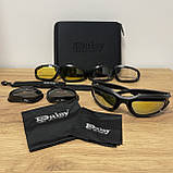 Тактичні окуляри зі змінними лінзами, фірма DAISY С5, окуляри для військових, окуляри для стрільби, антивідблиск окуляри, фото 2